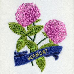 Vermont Bird And Flower 07 machine embroidery designs