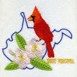 West Virginia Bird And Flower 05