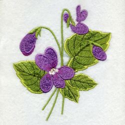 Wisconsin Bird And Flower 01 machine embroidery designs
