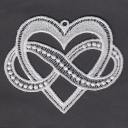 FSL White Hearts 02 machine embroidery designs