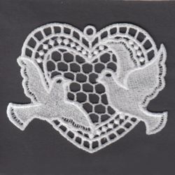 FSL White Hearts 04 machine embroidery designs