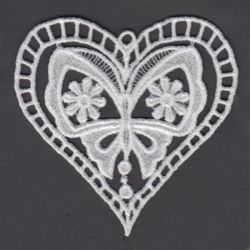 FSL White Hearts 06 machine embroidery designs