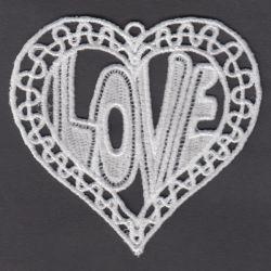 FSL White Hearts 07 machine embroidery designs