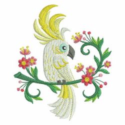 Spring Parrots 01(Sm) machine embroidery designs