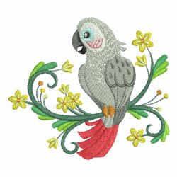 Spring Parrots 03(Lg) machine embroidery designs