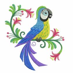 Spring Parrots 05(Sm) machine embroidery designs