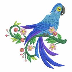 Spring Parrots 08(Lg) machine embroidery designs