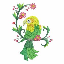 Spring Parrots 09(Sm) machine embroidery designs