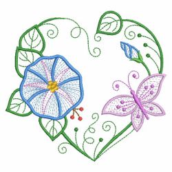 Blooming Hearts 06(Lg) machine embroidery designs