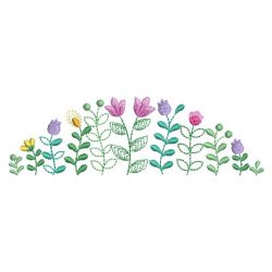 Charming Floral Borders machine embroidery designs