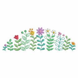 Charming Floral Borders 02 machine embroidery designs