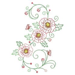 Vintage Swirl Flowers 07(Lg)