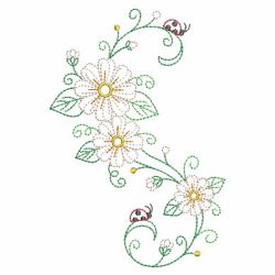 Vintage Swirl Flowers 10(Lg) machine embroidery designs