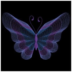 Rippled Butterfly 3 04(Md) machine embroidery designs