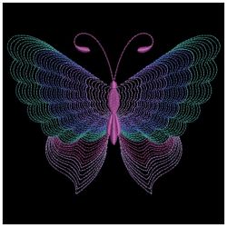 Rippled Butterfly 3 07(Lg) machine embroidery designs