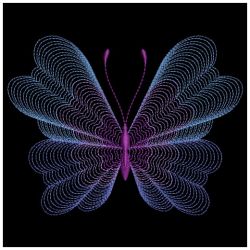 Rippled Butterfly 3 10(Lg) machine embroidery designs