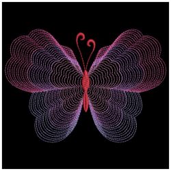 Rippled Butterfly 3 11(Lg) machine embroidery designs