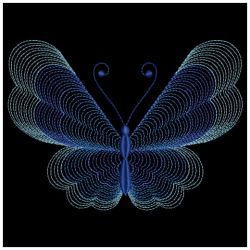 Rippled Butterfly 3 13(Lg) machine embroidery designs