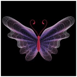 Rippled Butterfly 3 14(Sm) machine embroidery designs
