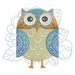Folk Owls machine embroidery designs