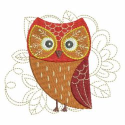 Folk Owls 02 machine embroidery designs