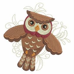 Folk Owls 08 machine embroidery designs