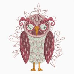 Folk Owls 10 machine embroidery designs