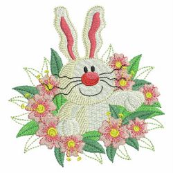 Baby Animals In Bloom machine embroidery designs