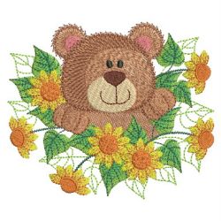 Baby Animals In Bloom 03 machine embroidery designs