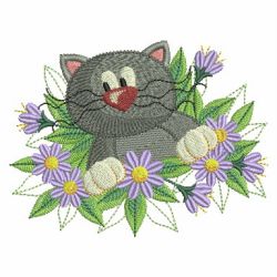 Baby Animals In Bloom 04 machine embroidery designs
