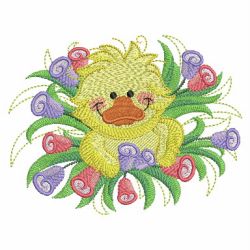 Baby Animals In Bloom 08 machine embroidery designs
