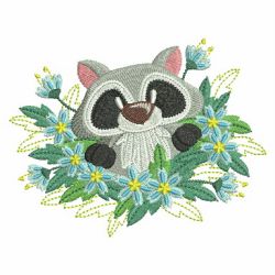 Baby Animals In Bloom 09 machine embroidery designs