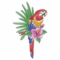 Watercolor Tropical Birds 03(Lg) machine embroidery designs