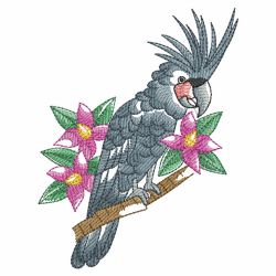 Watercolor Tropical Birds 07(Sm) machine embroidery designs