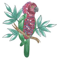 Watercolor Tropical Birds 08(Sm) machine embroidery designs