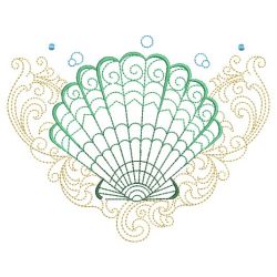 Vintage Seashells 04(Sm) machine embroidery designs