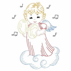 Vintage Little Angels 02(Md) machine embroidery designs