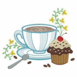 Afternoon Tea Time 04(Lg) machine embroidery designs