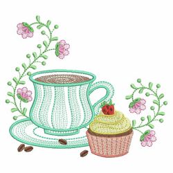 Afternoon Tea Time 08(Md) machine embroidery designs