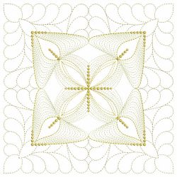 Trapunto Feather Quilt 2 08(Lg) machine embroidery designs