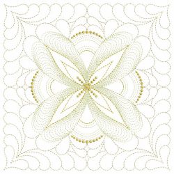 Trapunto Feather Quilt 2 12(Lg) machine embroidery designs