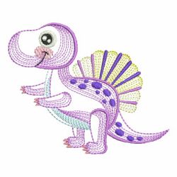 Funny Dinosaurs 07(Md) machine embroidery designs