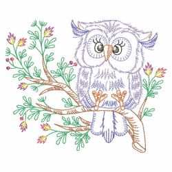 Vintage Owls 07(Md) machine embroidery designs