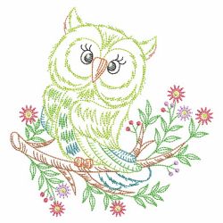 Vintage Owls 08(Md) machine embroidery designs