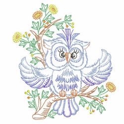 Vintage Owls 09(Md) machine embroidery designs