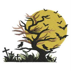 Halloween Silhouettes 2 02(Sm) machine embroidery designs