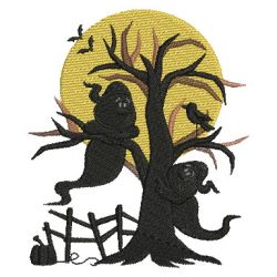 Halloween Silhouettes 2 09(Lg) machine embroidery designs