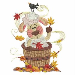 Autumn Animals 3(Sm) machine embroidery designs