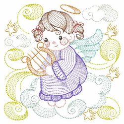 Rippled Little Angels 02(Lg) machine embroidery designs
