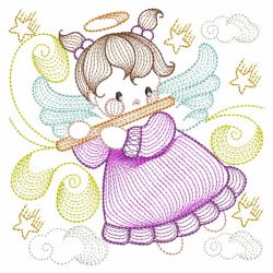 Rippled Little Angels 04(Lg) machine embroidery designs